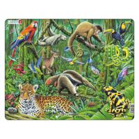 Selecta Larsen legpuzzel dieren - zuid amerikaans regenwoud, 70st.
