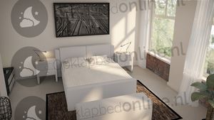 Opberg boxspring 160 x 220 cm- stofkleur 1016