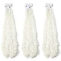 3x Witte kerstslingers 5 x 270 cm kerstboom versieringen