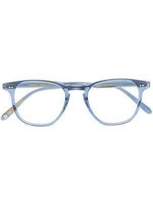 Garrett Leight lunettes de vue Brooks à monture transparente - Bleu