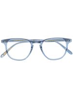 Garrett Leight lunettes de vue Brooks à monture transparente - Bleu