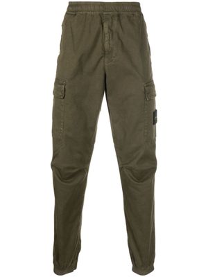 Stone Island pantalon fuselé à poches cargo - Vert