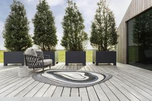 Brink en Campman - Habitat Aura Grey Outdoor 477304 - 140x200 cm Vloerkleed