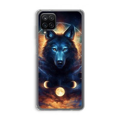 Wolf Dreamcatcher: Samsung Galaxy A12 Transparant Hoesje