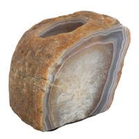 Waxinelichthouder Agaat (ca. 500 ~ 800 gram) - thumbnail