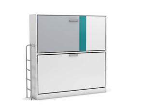Stapelbedkast Smart Bunk Polyether matras SG 40 - tot 80 KG