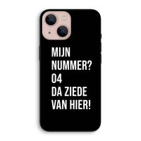 Da ziede van hier - Zwart: iPhone 13 mini Biologisch afbreekbaar hoesje