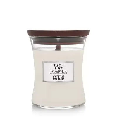 WW White Teak Medium Candle