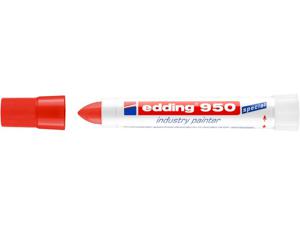 Edding Markeerstift | rood | streepbreedte 10 mm ronde punt | 10 stuks - 4-950002 4-950002