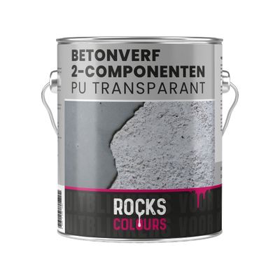 Betonverf 2-componenten PU basis transparant Glans