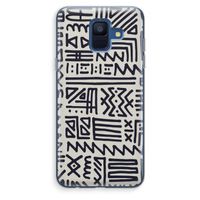 Marrakech print: Samsung Galaxy A6 (2018) Transparant Hoesje