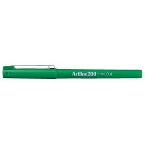 Fineliner Artline 200 rond 0.4mm groen