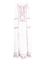 MARANT ÉTOILE robe courte à broderies - Blanc