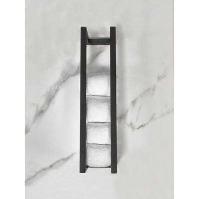 Wiesbaden Loft - Handdoekrek - 50x12.5x12.5cm - Mat Zwart