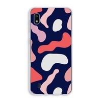 Memphis Shapes Pink: Samsung Galaxy A10 Transparant Hoesje