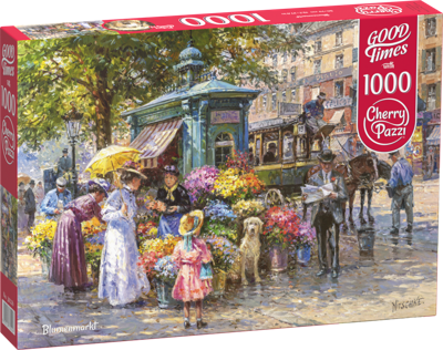 Blumenmarkt Puzzel 1000 Stukjes