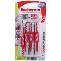 Ficher duo power universeel plug 10x80- 4st. - Woodies