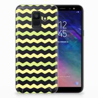 Samsung Galaxy A6 (2018) | TPU bumper | Waves Yellow