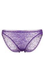 ERES culotte Velouté à fleurs en dentelle - Violet