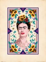 Kunstdruk Frida Kahlo Illustration 30x40cm