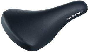 Selle San Remo Fietszadel kid voor 16-20" kinderfiets - zwart