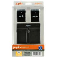 Jupio Kit: 2 x camera-accu EN-EL14 1100mAh + USB Dual lader