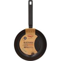 Koekenpan - MENASTYL - 6020636 - Gesmeed aluminium - 24 cm - Zwart - Geschikt voor alle kookplaten, inclusief inductie