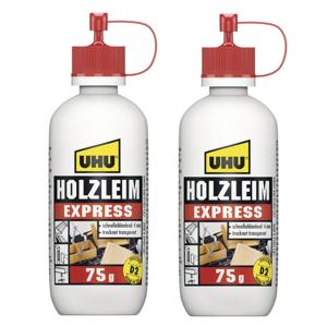 Hobby Houtlijm express - 2x - 75 ml - voor diverse houtsoorten - snelhechtend