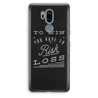 Risk loss: LG G7 Thinq Transparant Hoesje