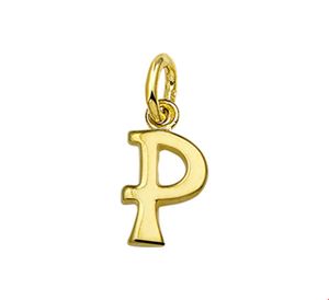 TFT Bedel Letter P Goud