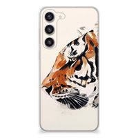 Hoesje maken Samsung Galaxy S23 Plus Watercolor Tiger - thumbnail