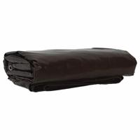 VidaXL Zeil 650g / m² bruin 3 x 5 m canvas met pvc-coating