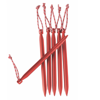 MSR GROUNDHOG Tent stake(s) Aluminium Rood 8 stuk(s) - thumbnail