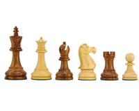 Jacob Knight Gouden Palissander Staunton Schaakstukken 10 cm