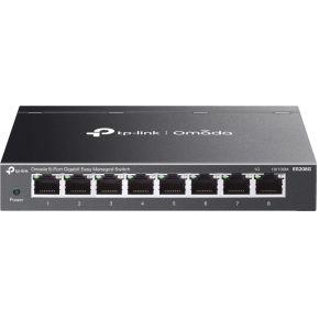 TP-Link ES208G netwerk-switch Managed Gigabit Ethernet (10/100/1000) Zwart