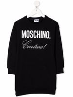 Moschino Kids robe à logo Couture - Noir - thumbnail