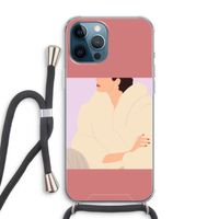Cosy: iPhone 12 Pro Max Transparant Hoesje met koord