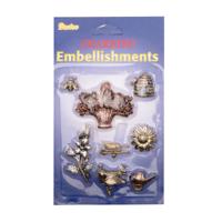 Darice • embel brass charm garden