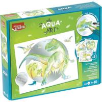 Hobbyset maped creativ aquaart dinosaurus 14delig