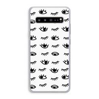 Eye pattern #2: Samsung Galaxy S10 5G Transparant Hoesje