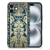 iPhone 16 Bloemen Hoesje Beige Flowers