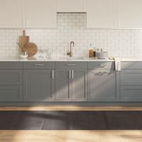 VidaXL Vloerkleed rechthoekig 80x500 cm bamboe donkerbruin