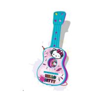 Kindergitaar Hello Kitty 4 Touwen Blauw Roze