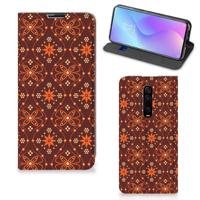 Xiaomi Mi 9T Pro | Hoesje met Magneet | Batik Brown