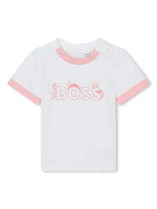 BOSS Kidswear t-shirt à logo imprimé - Blanc