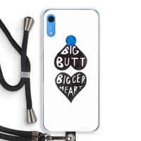 Big butt bigger heart: Huawei Y6s Transparant Hoesje met koord