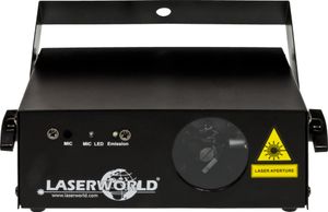 Laserworld EL-60G stroboscoop- & discolamp Geschikt voor gebruik binnen Discolaserprojector Zwart