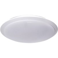 LED Plafondlamp - Aigi Ashly - Opbouw Rond 18W - Natuurlijk Wit 4000K - Mat Wit - Aluminium