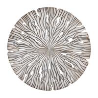 Bonte Cream MDF wandpaneel gegolfd gesneden rond L