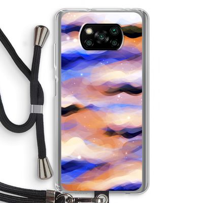 Donkere Wolken: Xiaomi Poco X3 NFC Transparant Hoesje met koord